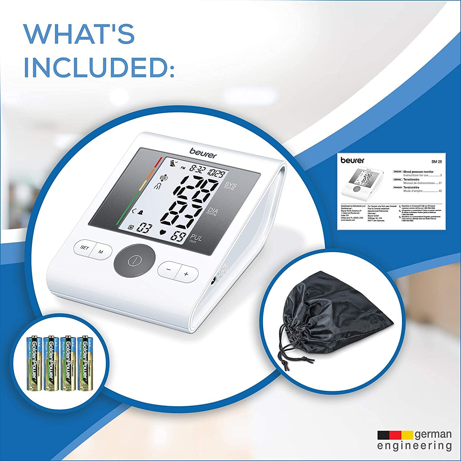 Beurer BP Monitor 36 | Beurer Blood Pressure Monitor BM 36