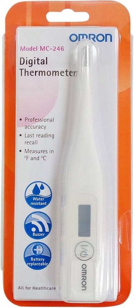 OMRON Digital Thermometer MC-246 | Digital Clinical Thermometer