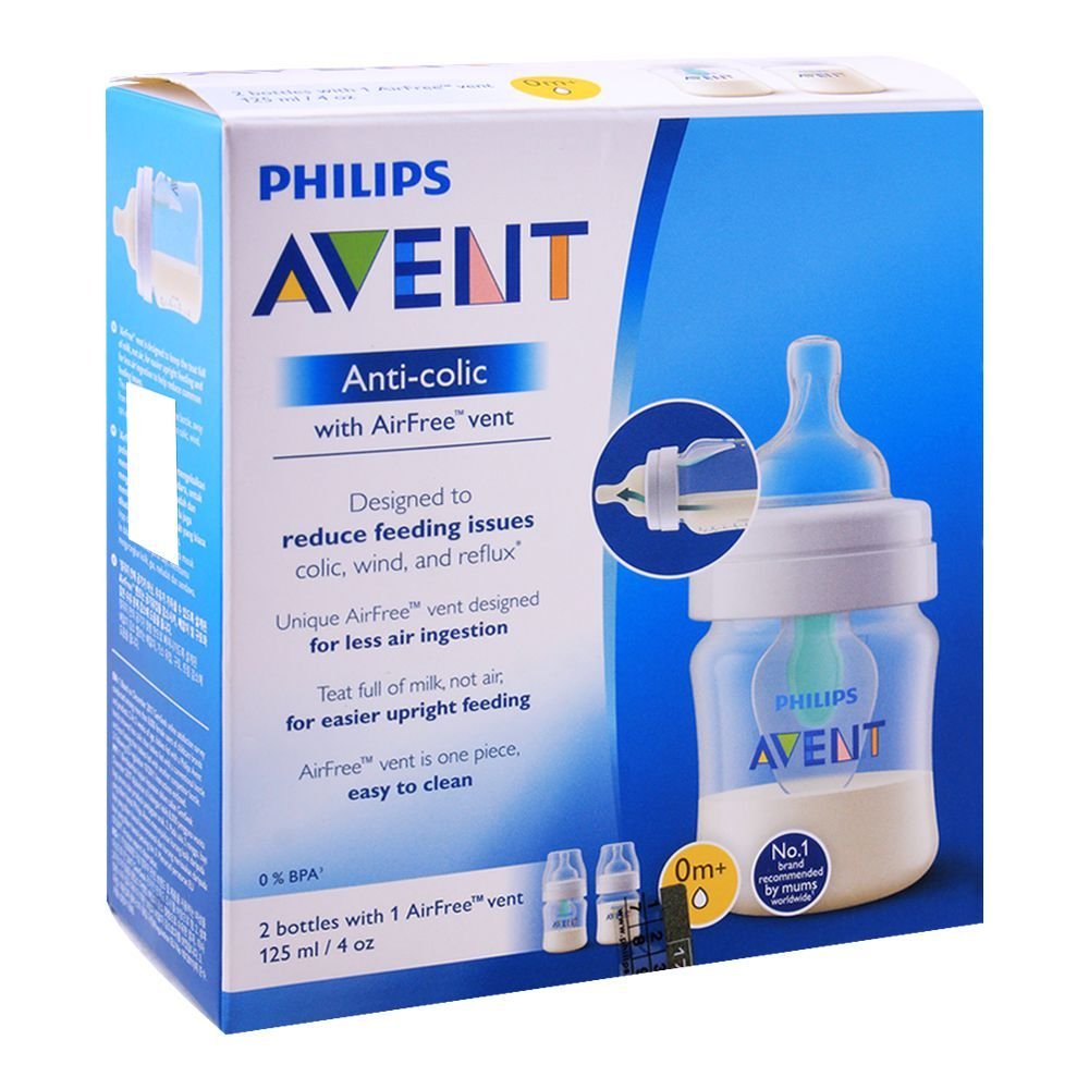 Philips Avent SCF810/10 Anti-Colic Feeding Bottle 125ml | 4oz