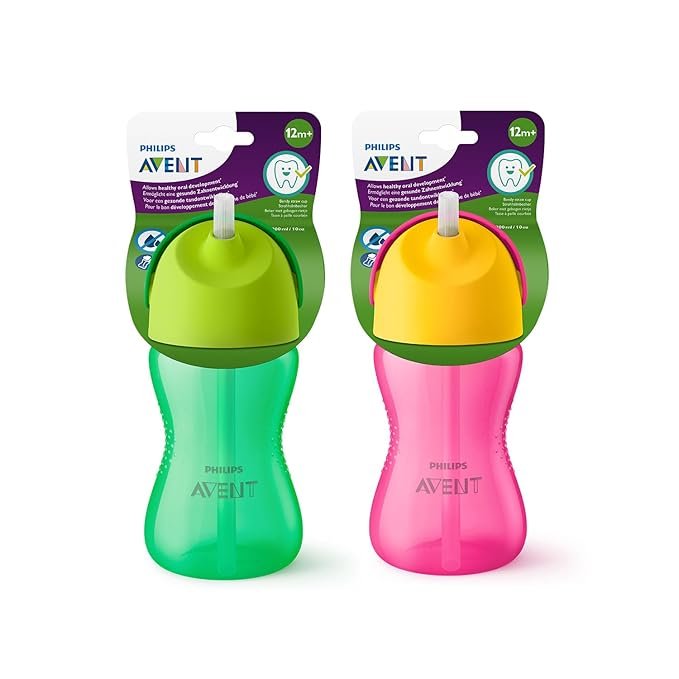 Philips Avent Bendy Straw Cup SCF796/00 | Baby Straw Drinking Cup