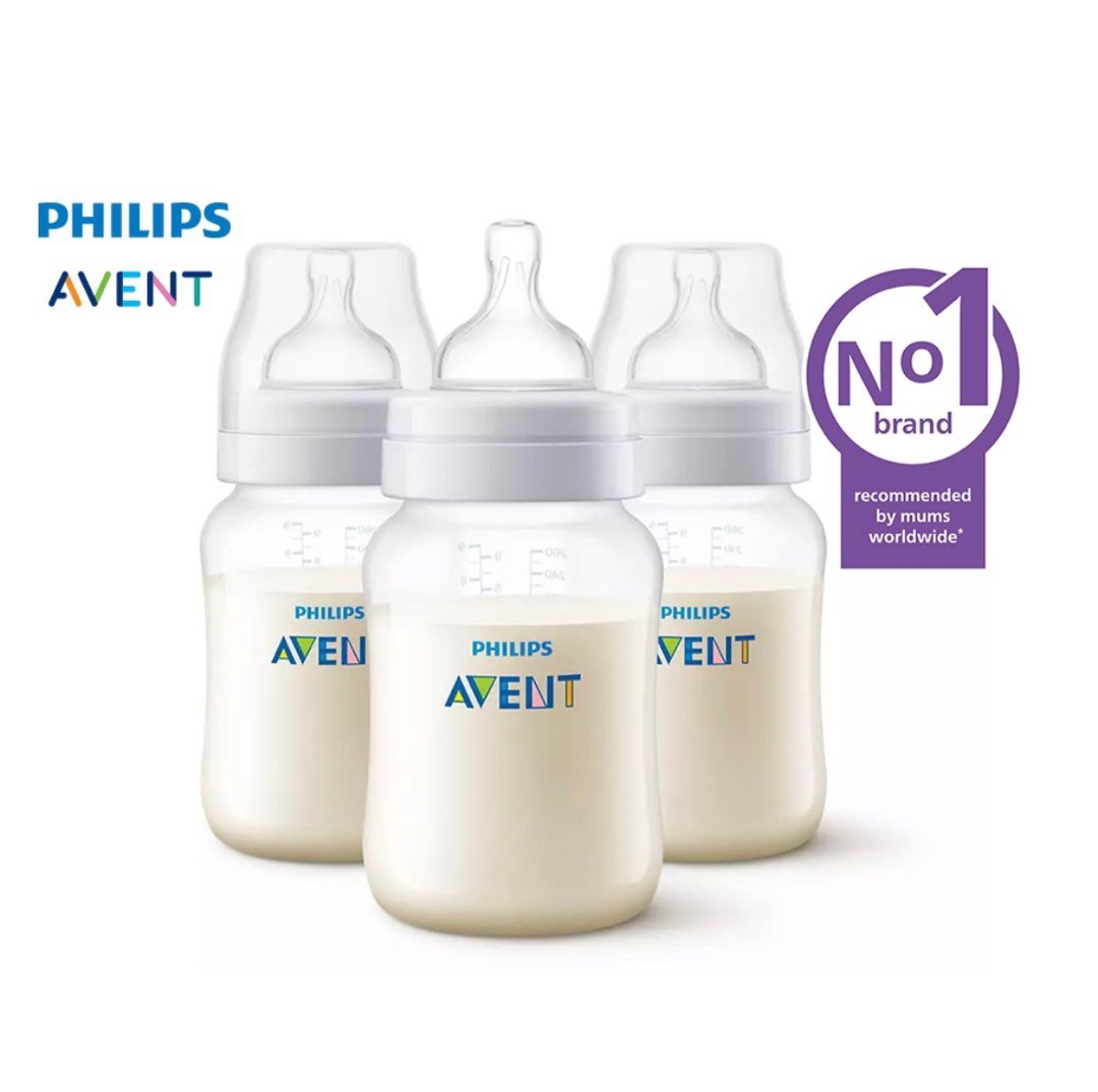 Philips Avent SCF813 Anti-Colic Feeding Bottle | 9oz Baby Bottle