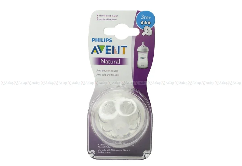 Natural Teats Set of 2 | Baby Bottle Replacement Teats