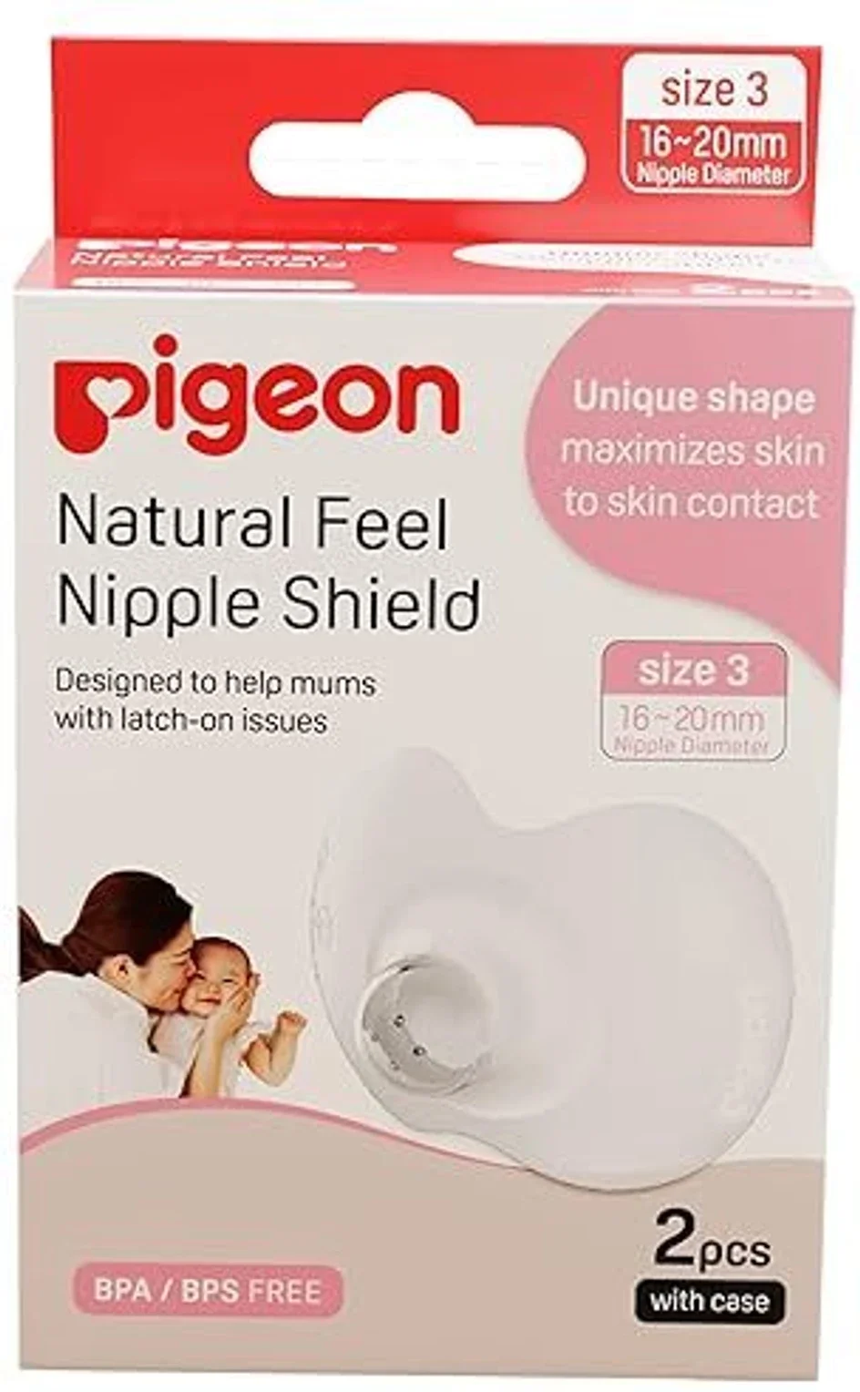 Natural Feel Nipple Shield 79142 Size 3 | Breastfeeding Nipple Shield