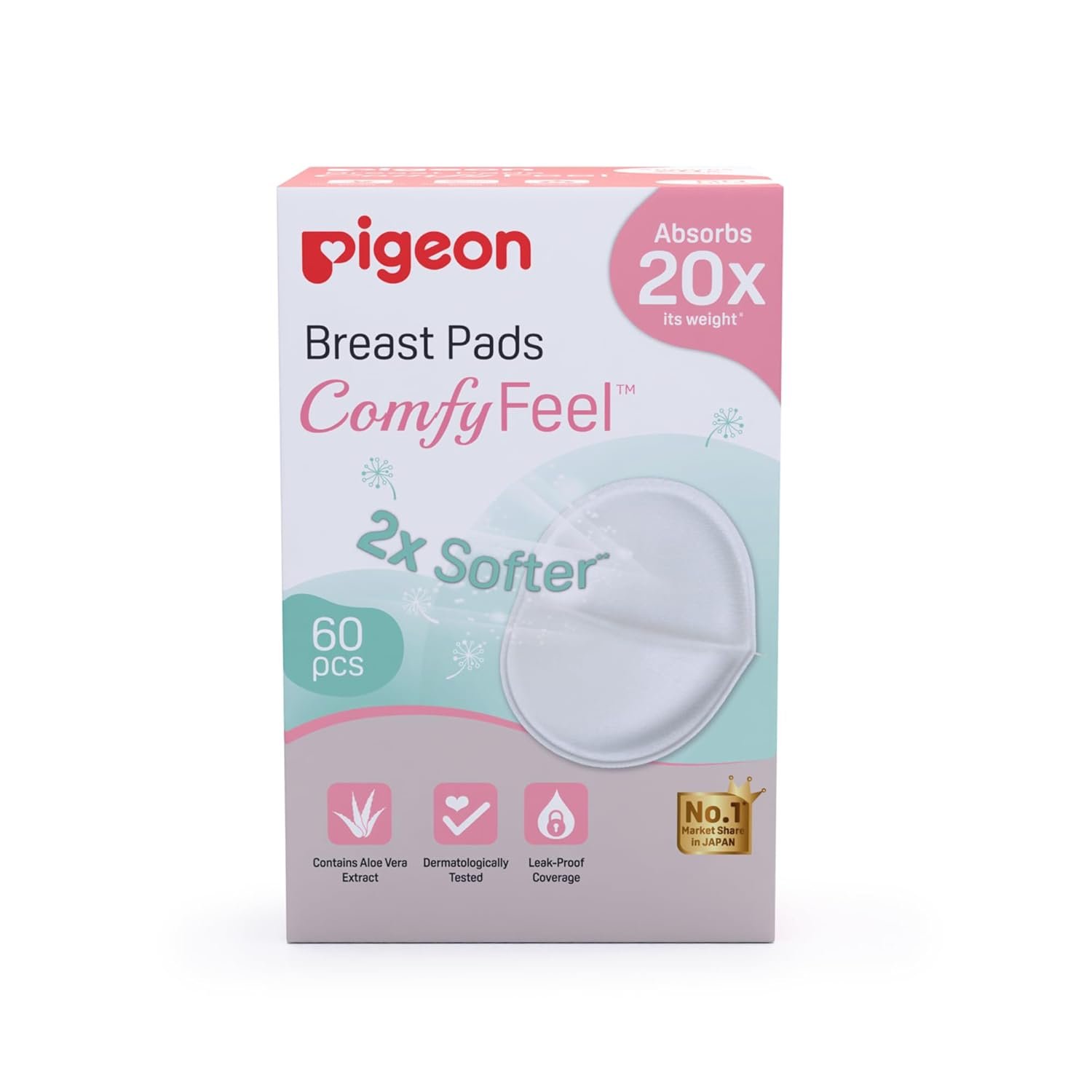 Pigeon Comfyfeel Breast Pads 60 Pcs 79153 | Nursing Pads