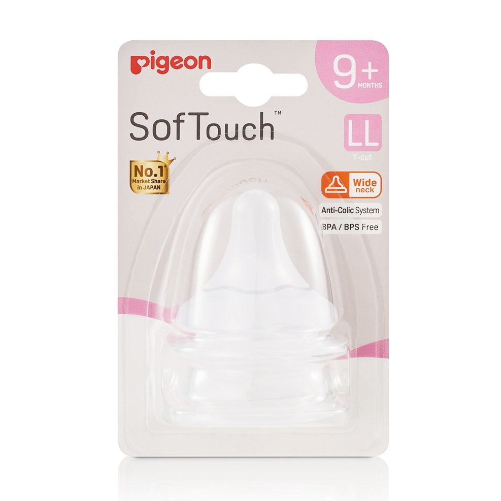 Soft Latch 2.0 Wide Neck 2 Nipples BPA/BPS Free 80607 LL Size