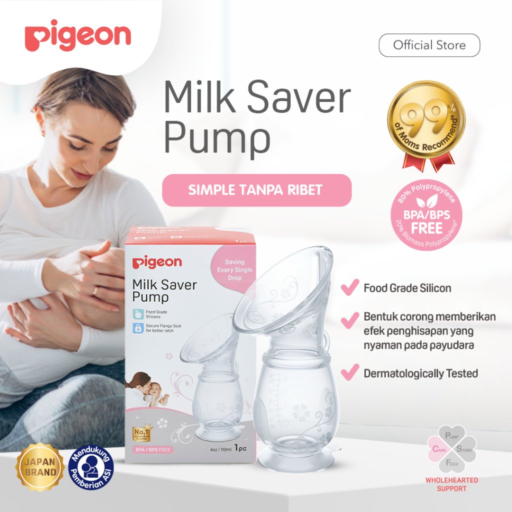 Pigeon Milk Saver Pump 79313-1 | Breast Milk Collection Pump