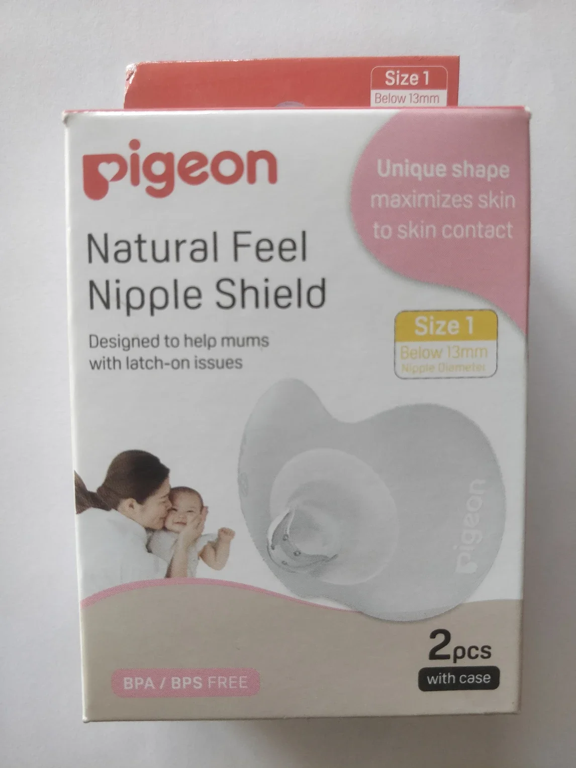 Natural Feel Nipple Shield 80541 Size 1 | Breastfeeding Nipple Shield
