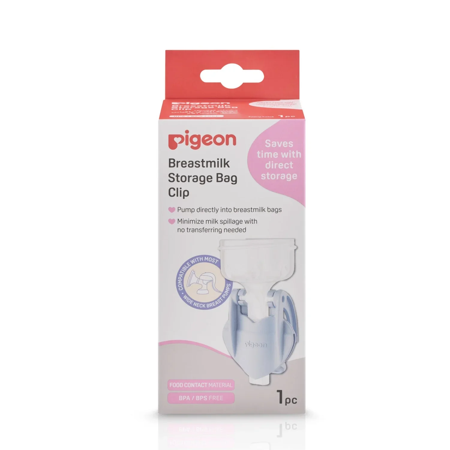 Pigeon Breast Milk Storage Bag Clip 80545 | 1 Pc Milk Storage Bag Clip