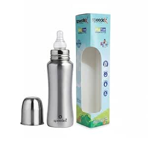 Stainless Steel Baby Feeding Bottle 240ml 88227 L Size | BPA/BPS Free