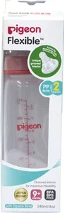 Peristaltic Nursing Bottle KPP 240ml with 2 L Size Nipples