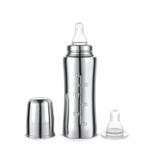 Slim Neck Steel Feeding Bottle 150ml L Size
