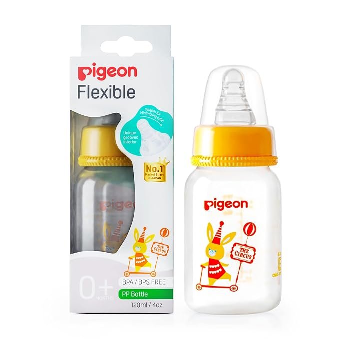 Peristaltic Clear Nursing Bottle RPP 120ml Bunny Design