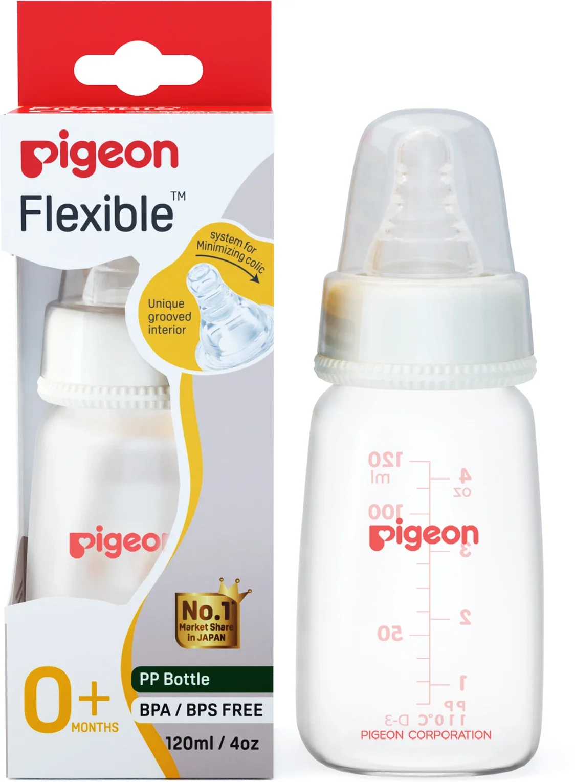 Peristaltic Nursing Bottle RPP 120ml S Size