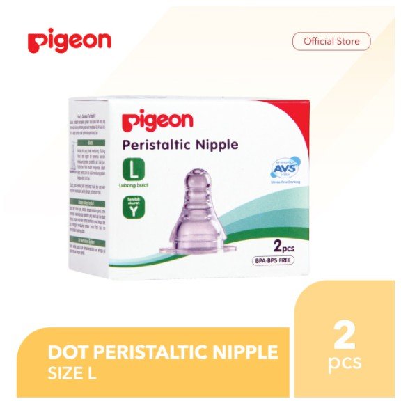 Peristaltic Slim Neck Nipple L Size | Baby Bottle Nipple
