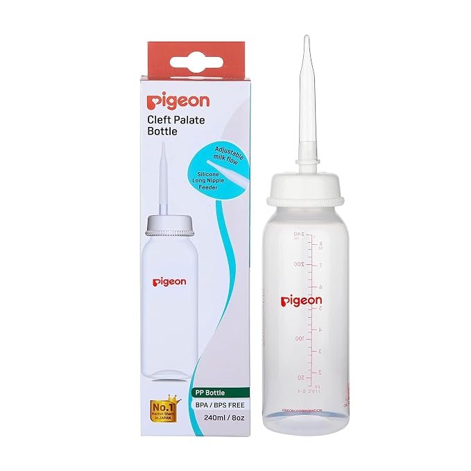 Cleft Palate Feeder 240ml with Long Nipple | Baby Feeding Bottle