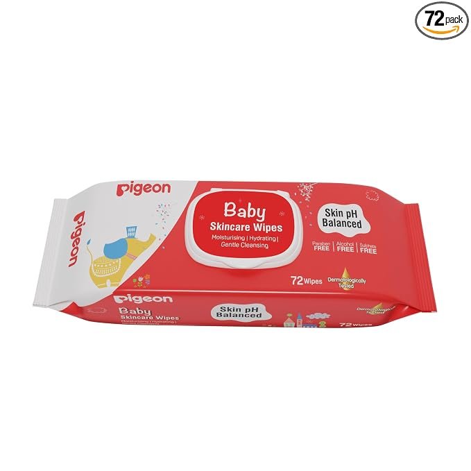 Baby Skincare Wipes with Lid 72 Sheets