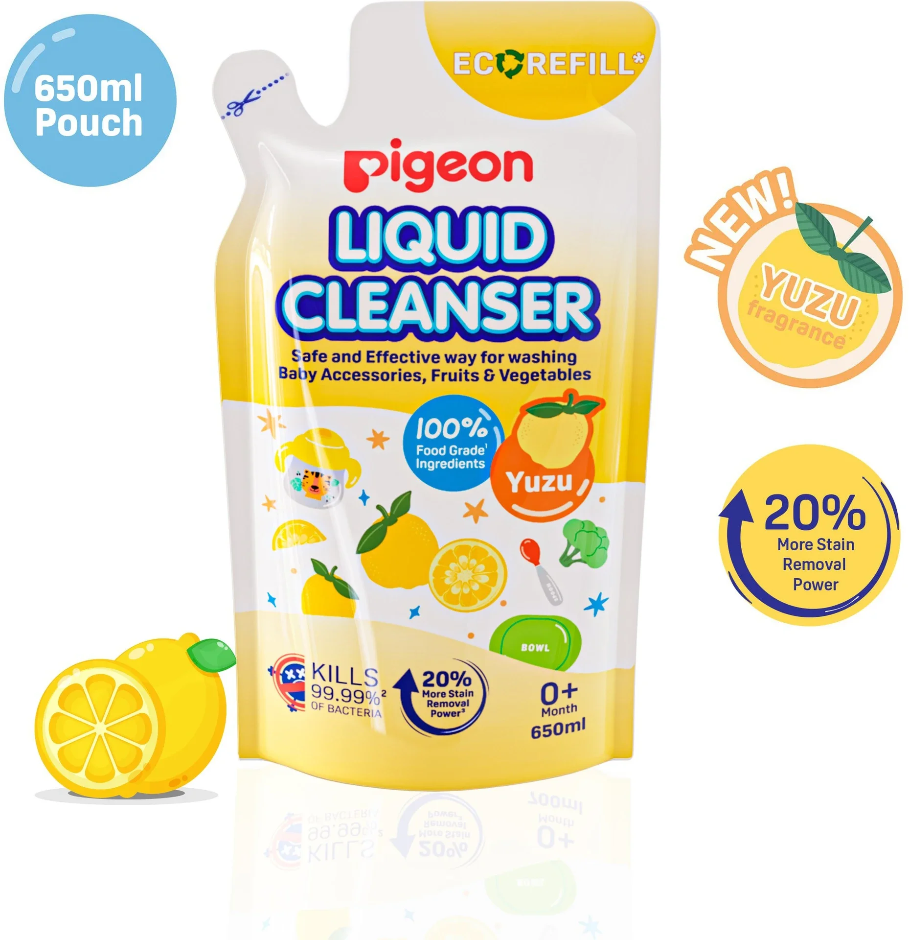 Yuzu Liquid Cleanser Refill 650 ml