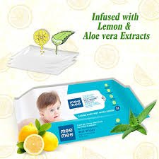 Baby Wet Wipes with Aloe Vera & Lemon Extracts
