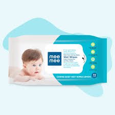 Baby Wet Wipes with Aloe Vera Extract for Soft Skin