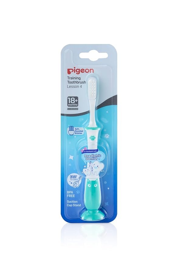 Training Toothbrush Lesson 4 Mint – Baby Toothbrush