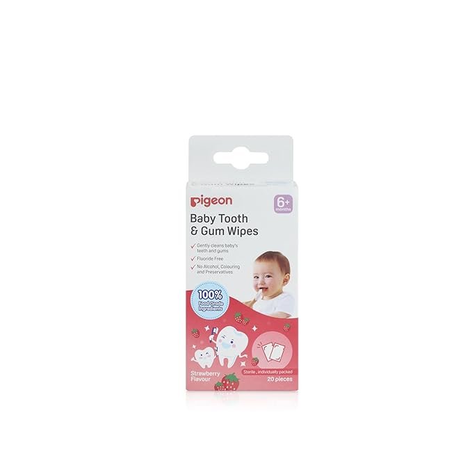 Baby Tooth and Gum Wipes Strawberry – Baby Oral Care