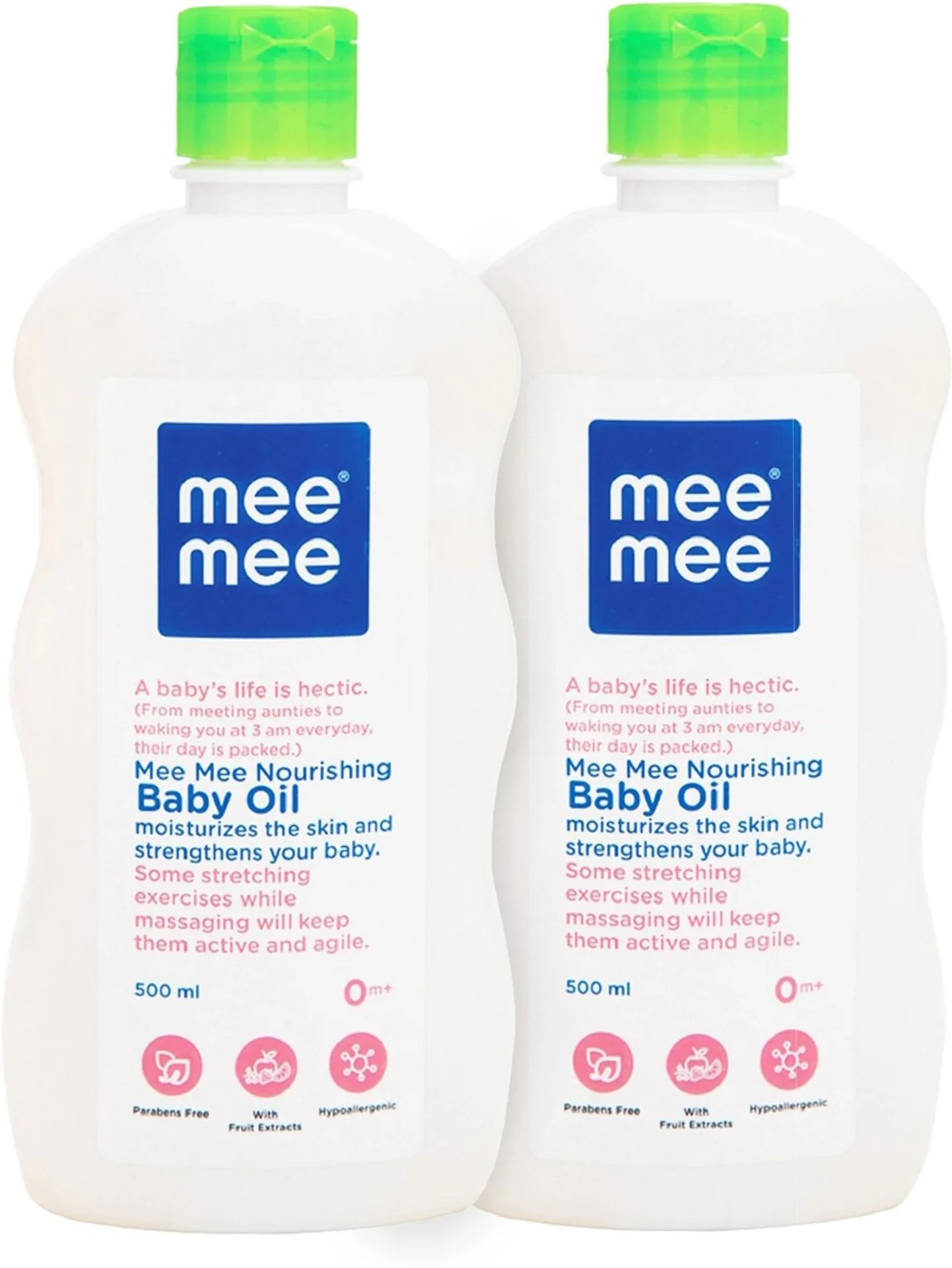 Nourishing Baby Oil with Sunflower Seed Oil 500ml