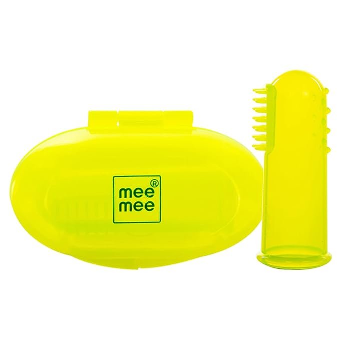 Mainmaiden Baby Finger Brush with Wider Bristles and Massage Spots