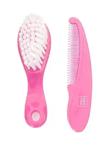 Baby Comb and Brush Set with Soft Bristles