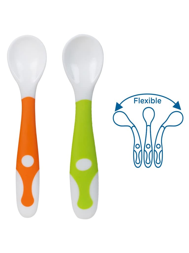 Easy Grip Baby Feeding Spoon  with Long Handle