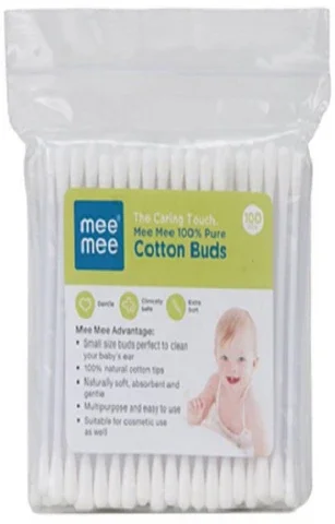 cotton buds (PK-100) MULTIPURPOSE CAN CLEAN BABY EARS ,MOUTH.FINGERS