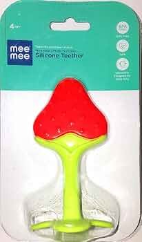Multi Textured Silicone Teether MM-1470-7 | BPA-Free Baby Teether