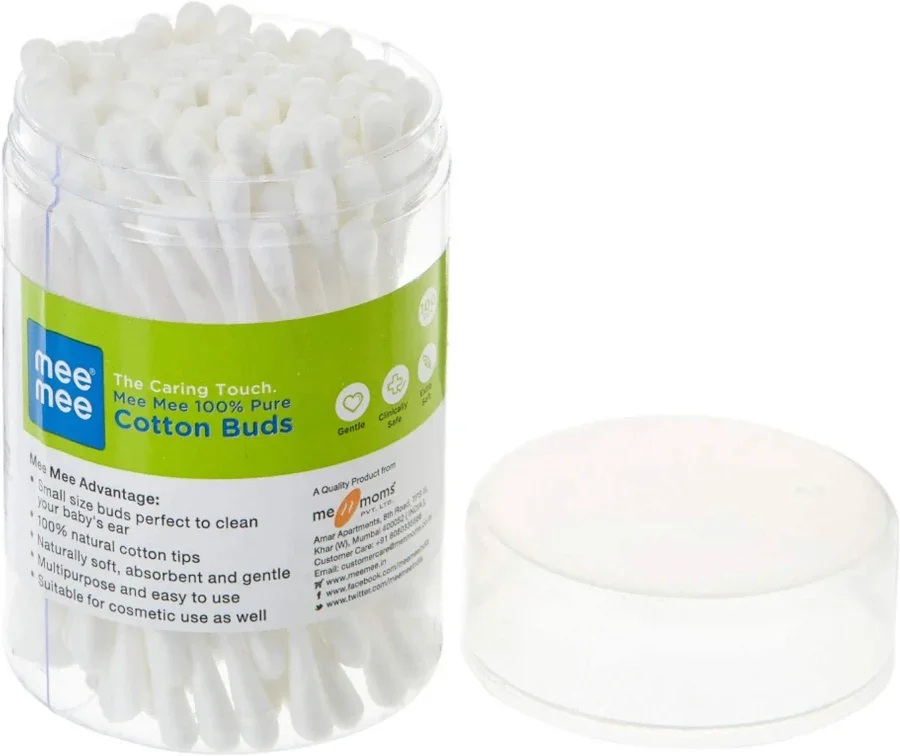 Baby Cotton Buds PK-100 for Gentle Everyday Care