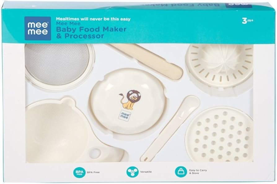 Mainmaiden  Multipurpose Baby Food Processor, Juicer, Grater & Masher