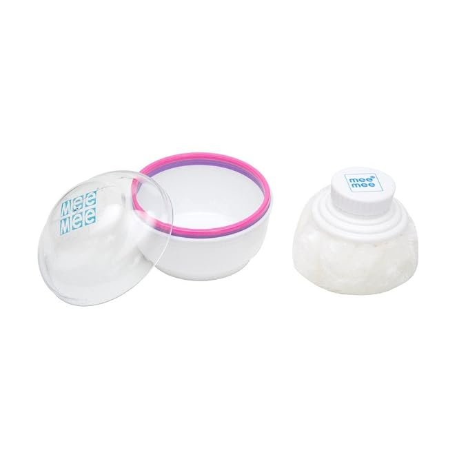 Baby Powder Puff with Powder Storage Container