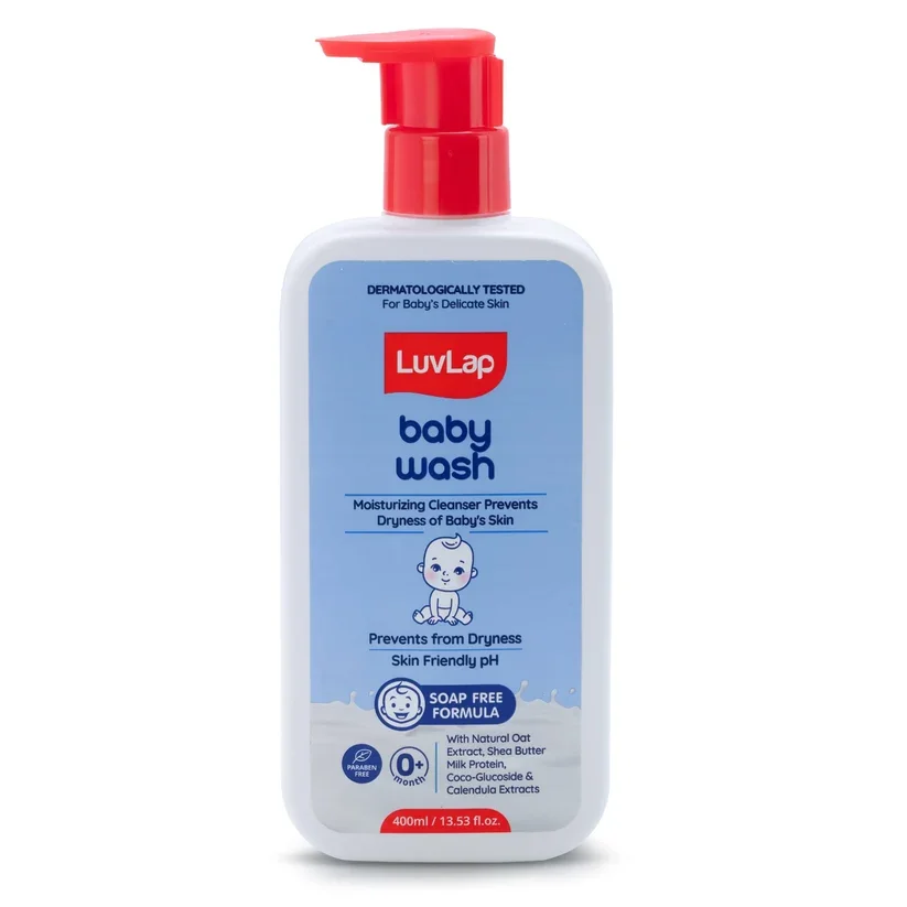 LuvLap Baby Wash 400ml – Soap-Free Baby Cleanser