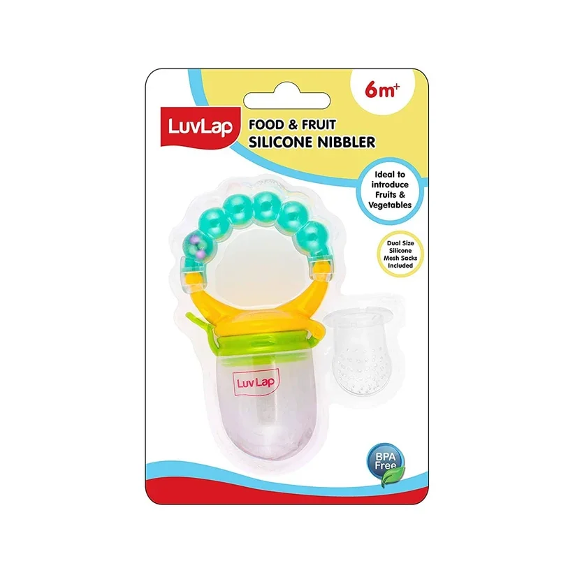LuvLap 18600 Pearly Food and Fruit Nibbler for Babies