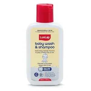 LuvLap Baby Wash and Shampoo 200ml Gentle Tear Free Formula