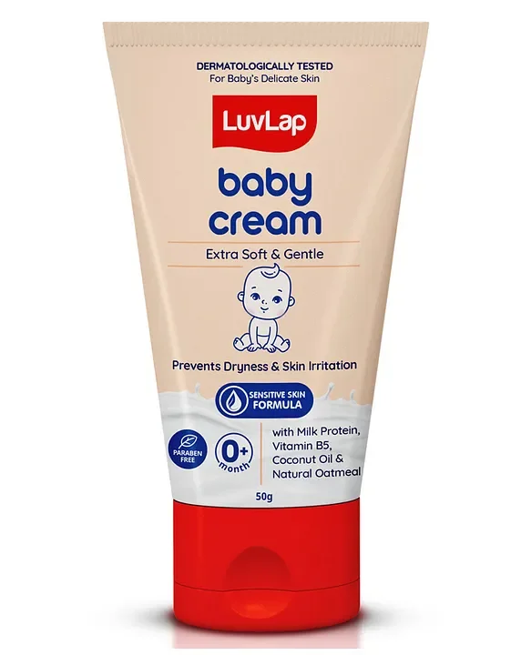 LuvLap Baby Cream 50g – Gentle Moisturizing Baby Skin Cream