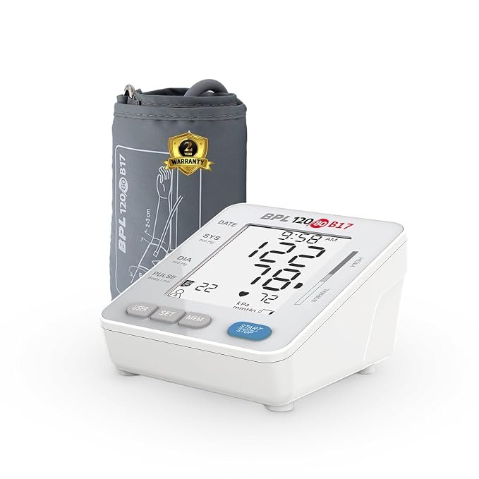 BPL 120/80 B17 BP Monitor | 3.5-Inch LCD Display