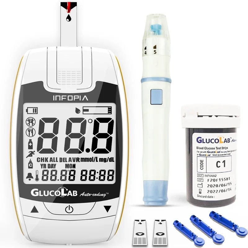 K-Life Glucolab Blood Glucose Meter | Automatic Glucometer