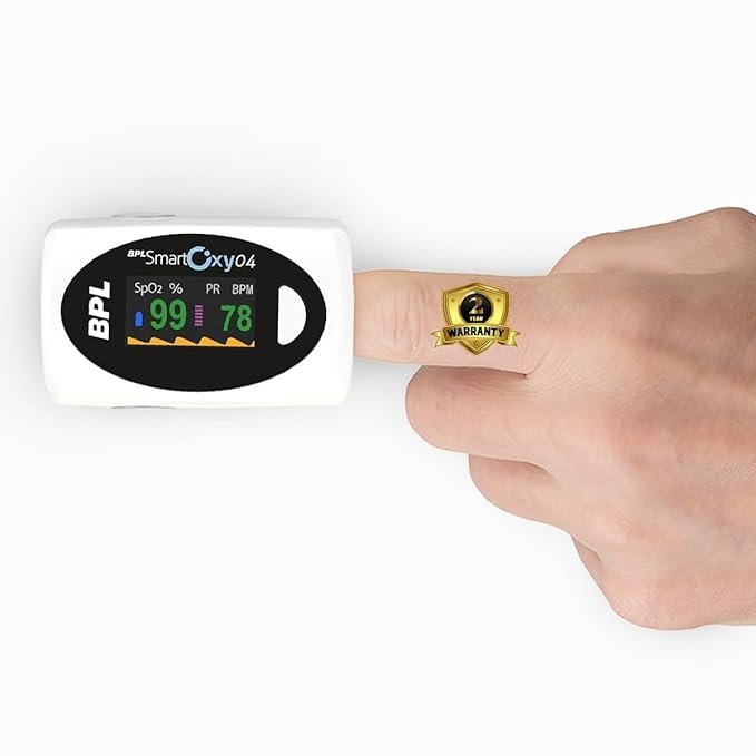 BPL SmartOxy 04 Pulse Oximeter | Perfusion Index Display