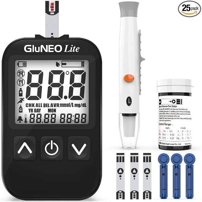 K-Life GluNeo Lite Blood Glucose Meter | Automatic Glucometer