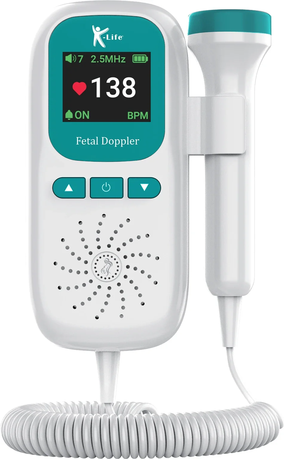 K-Life FD-102 Fetal Doppler for Fetal Heartbeat Monitoring