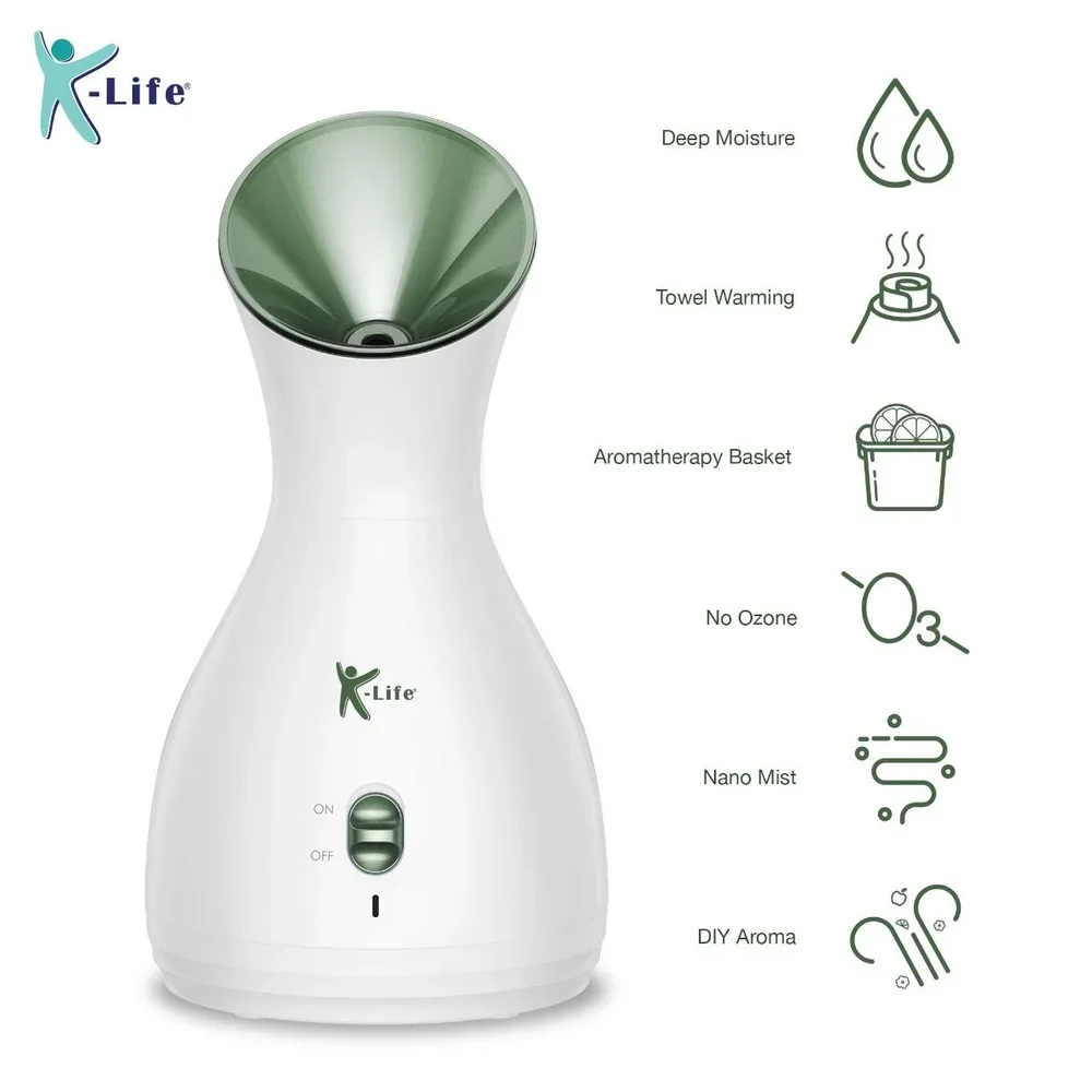 K-Life STM-101 Nano-Ionic Facial Steamer | 170 ml Water Tank