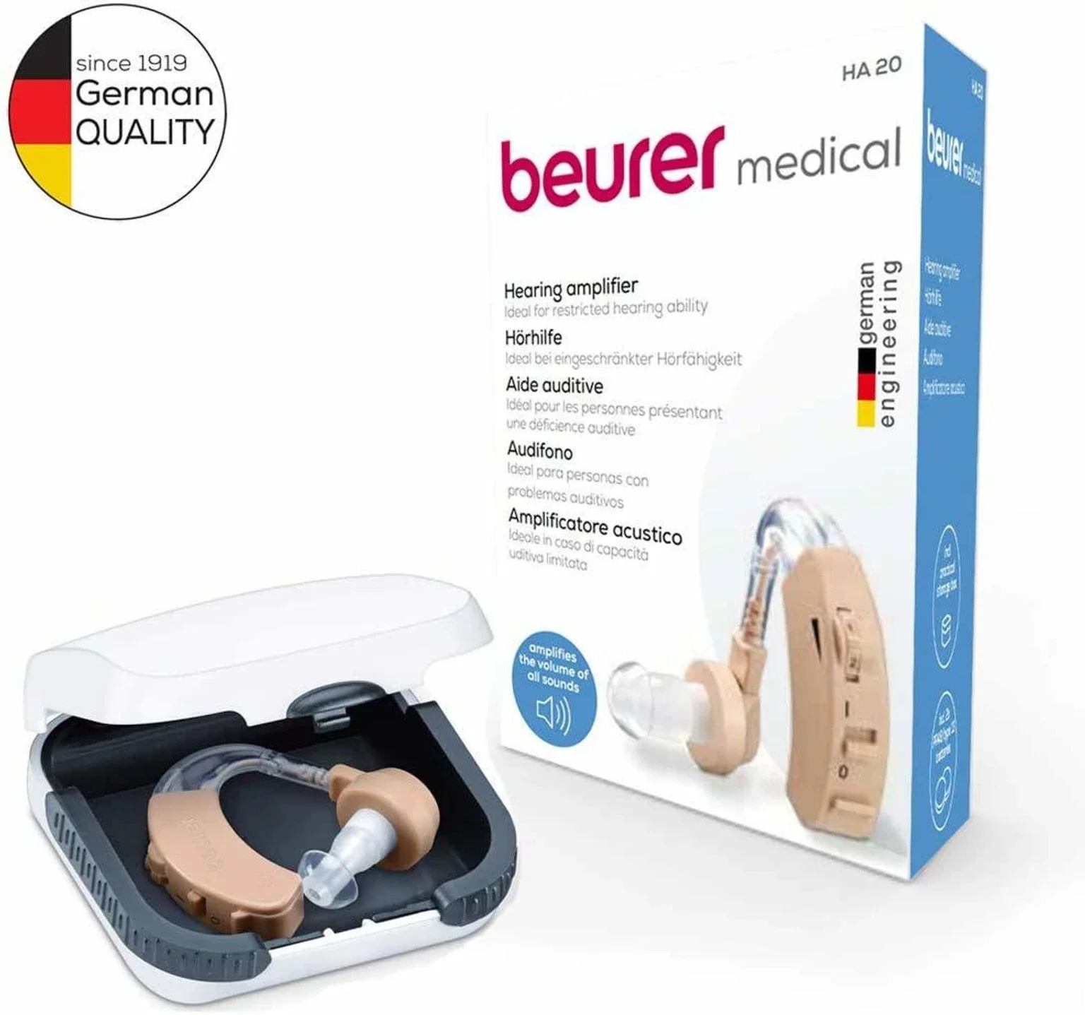 Beurer  Hearing Amplifier with Adjustable Volume