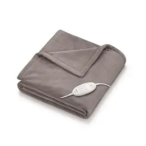 Beurer  Cosy Taupe Heated Overblanket | Electric Blanket