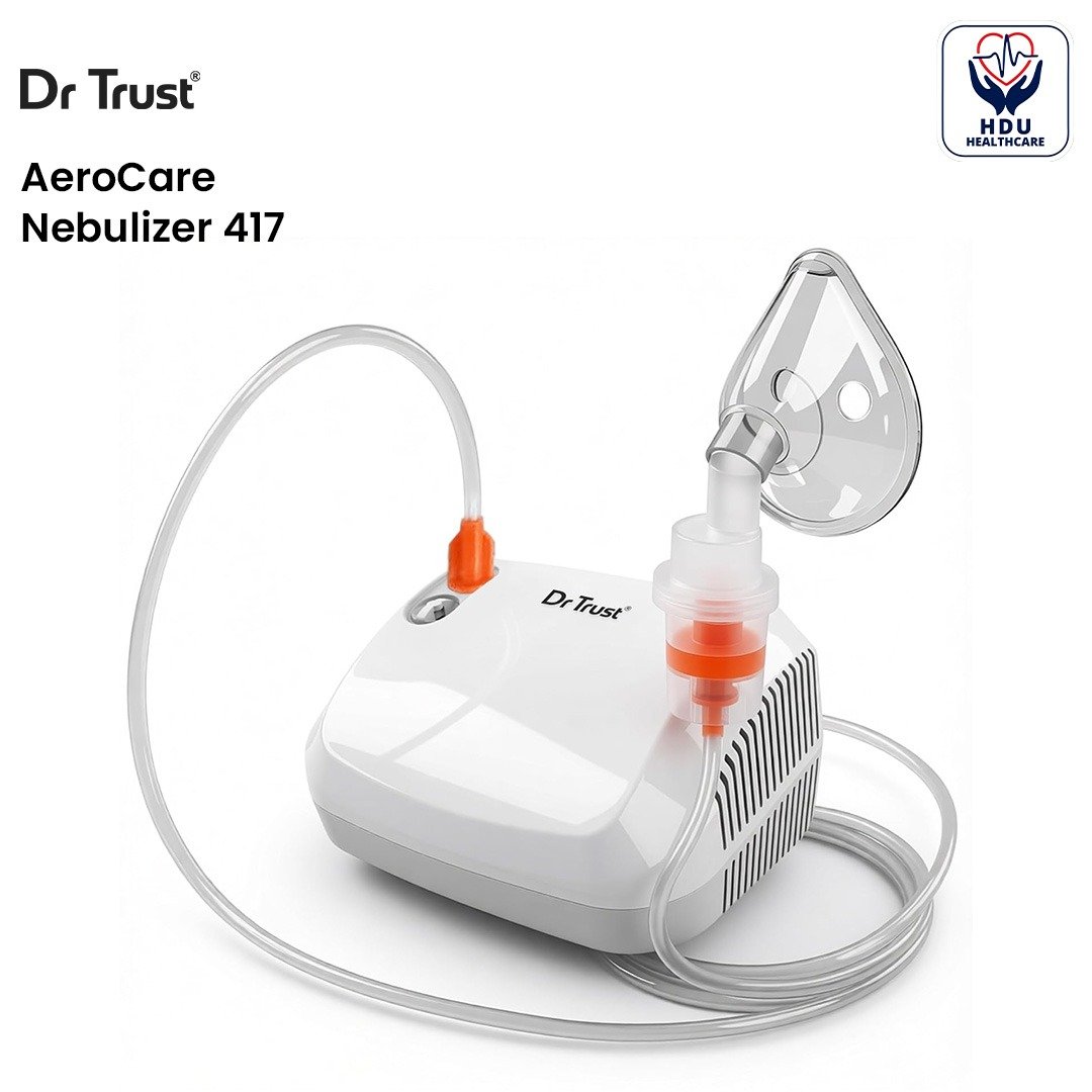 Dr Trust AeroCare Compressor Nebulizer for Adults & Kids