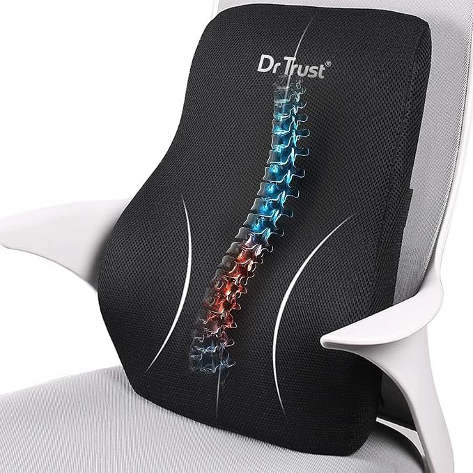 Soft Ortho Back Rest Full Memory Foam  | Orthopaedic Back Support