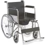 EASYCARE STEEL COMMODE WHEELCHAIR (EC608)